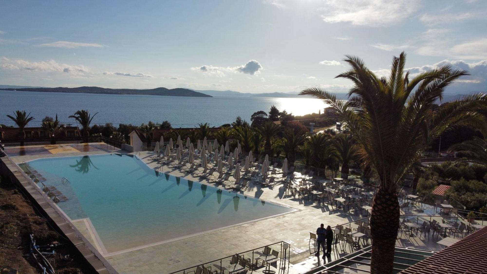 Aristoteles Holiday Hotel And Spa Ouranoupoli Exterior foto