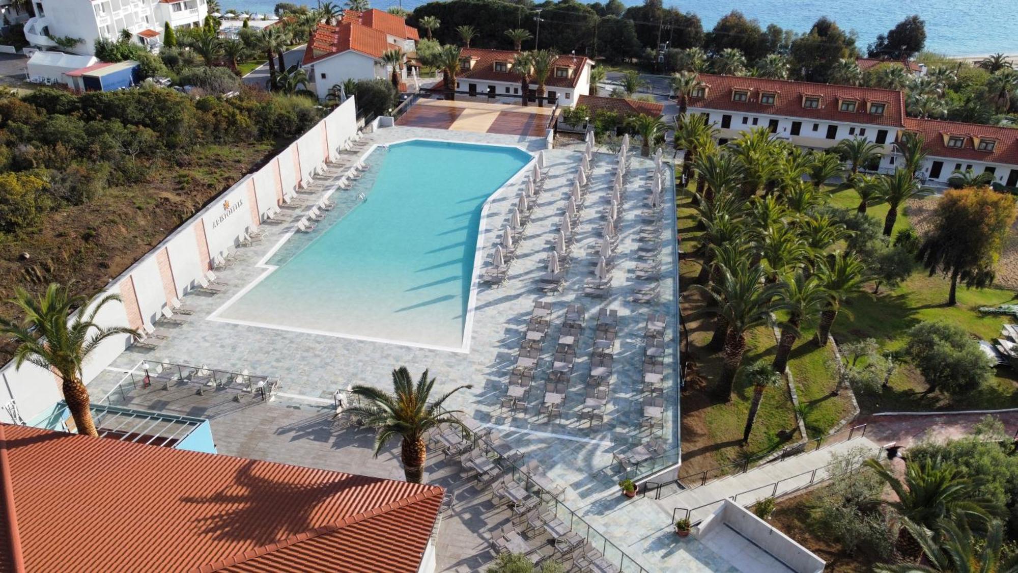 Aristoteles Holiday Hotel And Spa Ouranoupoli Exterior foto