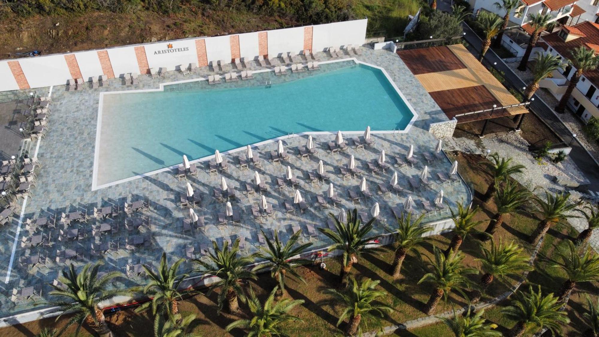 Aristoteles Holiday Hotel And Spa Ouranoupoli Exterior foto